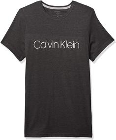 img 2 attached to Stylish and Comfortable: Calvin Klein Lounge T Shirt Heather for Men