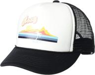 🧢 roxy women's truckin trucker hat: elevate your style with this chic accessory! logo