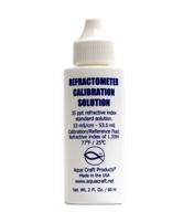 🌊 aqua craft standard seawater 35 ppt refractometer calibration solution - accurate and convenient 60 ml solution logo