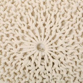 img 2 attached to Ivory Christopher Knight Home Hortense Pouf