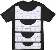 t-shirt ruler guide: lvyouif 4pcs vinyl alignment tool for perfect center designs on adult, youth, toddler, and infant t-shirts logo