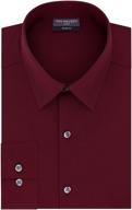 👔 men's van heusen burgundy medium sleeve clothing and shirts logo