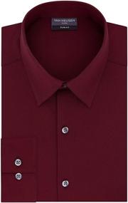 img 1 attached to 👔 Men's Van Heusen Burgundy Medium Sleeve Clothing and Shirts