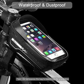 img 2 attached to 🚲 Ultimate Bike Phone Holder Bag: Losecu Bike Bag with Waterproof Touch-Screen, Ideal Handlebar Accessory for Adult Bikes