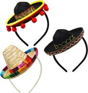 🎉 colorful sombrero headbands: festive costume & décor essentials for children's party supplies logo