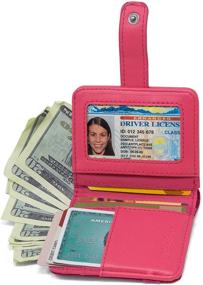 img 2 attached to Skechers Womens Blocking Bifold Accessory Bi Fold Women's Handbags & Wallets