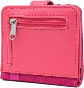 img 1 attached to Skechers Womens Blocking Bifold Accessory Bi Fold Women's Handbags & Wallets