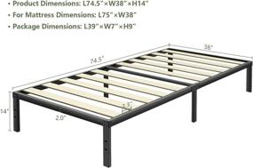 img 3 attached to 45MinST Platform Assembly Mattress Foundation