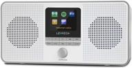 📻 lemega ir4s стерео wifi интернет-радио с цифровым fm-радио, spotify connect, bluetooth-динамиком, двойным будильником, 40 предустановками, выходом для наушников, питается от батареек или от сети - стильная серая отделка. логотип