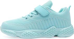 img 2 attached to Breathe Easy with Santiro: Lightweight Athletic Sneakers for Girls' Sports Activities