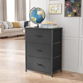 img 3 attached to 🗄️ CubiCubi Dresser Nightstand: Stylish 3 Drawer Storage Tower for Bedroom and More