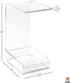 img 2 attached to Acrylic End Table Transparent Nightstand