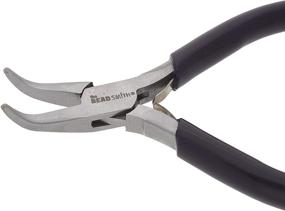 img 4 attached to The Beadsmith Bent Chain-Nose Pliers: Optimal Crafting and Repair Tool for Jewelry Making