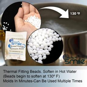 img 2 attached to 🦷 Restore Your Smile Effortlessly: 12 Packs of Instant Smile Billy Bob Replacement Thermal Adhesive Fitting Beads for Fake Teeth