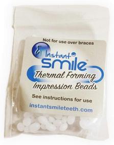 img 3 attached to 🦷 Restore Your Smile Effortlessly: 12 Packs of Instant Smile Billy Bob Replacement Thermal Adhesive Fitting Beads for Fake Teeth