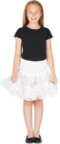 img 3 attached to Stylish BlackButterfly Organza Petticoat Skirt 🦋 for Girls in Skirts & Skorts Collection