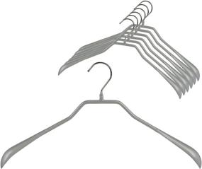 img 2 attached to 👕 Reston Lloyd MAWA Steel Clothing Hanger with Non-Slip Coating, 46-L Model, Pack of 150, Silver, 150 Count