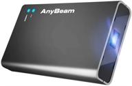 📽️ anybeam pico mini portable pocket projector - focus-free laser scanning technology - lightweight design - compatible with iphone, ipad, android, laptop, tablet, pc, gaming console - perfect for parties and home use (metallic gray) logo