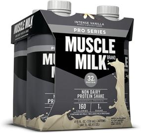 img 3 attached to 🥛 Muscle Milk Pro Series Protein Shake, Intense Vanilla Flavor, Pack of 4