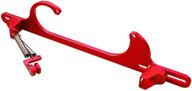 🔴 tasan racing adjustable aluminum throttle cable bracket for 4150 4160 series carburetors - red logo