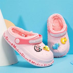 img 1 attached to Легкие водонепроницаемые детские тапочки: нескользящая обувь для мальчиков, идеально подходит для клогов и мюлей.