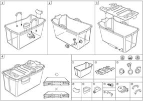 img 2 attached to Foldable Bath Tub Plastic Portable Bathtub: Insulated & Covered Tub for Kids and Adults, 91x50x53cm (Pink)