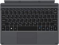 🖥️ moko ultra-slim wireless bluetooth keyboard for surface go 2/go 2018, with micro-usb charging cable and rechargeable battery – black logo