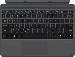 img 4 attached to 🖥️ MoKo Ultra-Slim Wireless Bluetooth Keyboard for Surface Go 2/Go 2018, with Micro-USB Charging Cable and Rechargeable Battery – Black