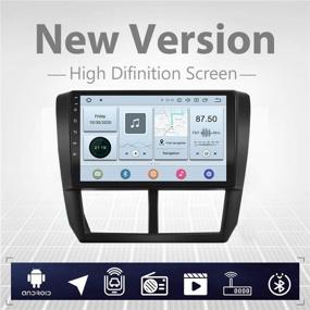 img 3 attached to 🚗 LEXXSON Android 10.1 Car Stereo: Touch Screen Head Unit with Bluetooth & USB Player for 2008-2012 Subaru Forester, Impreza, WRX, & WRX STI (2008-2014)
