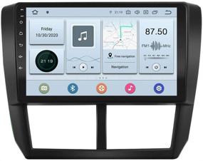 img 4 attached to 🚗 LEXXSON Android 10.1 Car Stereo: Touch Screen Head Unit with Bluetooth & USB Player for 2008-2012 Subaru Forester, Impreza, WRX, & WRX STI (2008-2014)