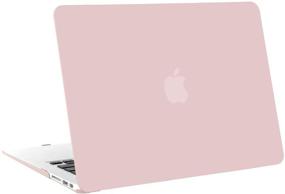 img 1 attached to 👉 MOSISO MacBook Air 11 inch Case & Keyboard Cover Skin & Screen Protector, Rose Quartz - Compatible with A1370 & A1465 Models