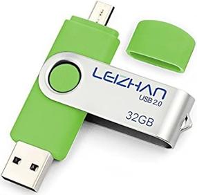 img 1 attached to 📱 Leizhan 64GB Flash Drive for Android Phone - High Capacity Picture Stick, Compatible with Samsung Galaxy S7/S6/S5/S4/S3, Xiaomi, Meizu, HTC, Nokia, Moto, Huawei - USB 2.0-Micro, Green