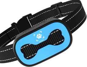 img 4 attached to 🐶 Carinx Rechargeable Bark Collar with Smart Detection - No Shock Vibrating Control Device for Training Small, Medium, and Large Dogs