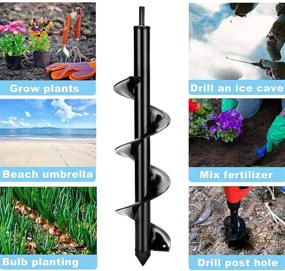 img 1 attached to Premium Auger 3 5X16 Garden Flower Bedding Fit: Enhance Planting Efficiency and Precision
