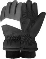 igloos taslon gloves anthracite medium logo
