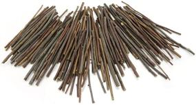 img 3 attached to TKOnline 100Pcs 10cm Wood Log Sticks for DIY Crafts and Photo Props - Craft Sticks, Wood Crafts, 0.1-0.2 inch Diameter, Photo Stick, Wood logs, Wood Craft Sticks