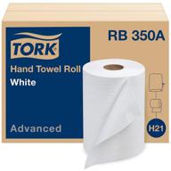 🧻 торк рулон бумажных полотенец advanced white rb350a - h21, одноразовый, 100% переработанный, впитывающий, 1-слойный, 12 х 350 футов. логотип