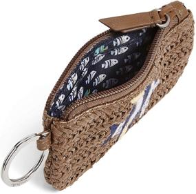 img 1 attached to 🔎 Optimized Search: Vera Bradley Straw Zip ID Case Wallet for Women