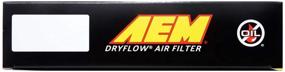 img 2 attached to Фильтр воздуха AEM 28-20443 Dryflow для RX350, Sienna, Camry, ES350, L200, Triton, Fullback - красный