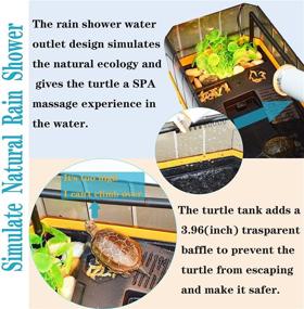img 1 attached to Habitat Pump Bathing Turtles Turtle Aquarium Tank，Turtle