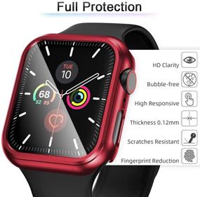 img 1 attached to [2 Pack] Чехол MARGE PLUS для Apple Watch 40 мм Защитная пленка для экрана