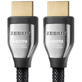 img 4 attached to 🎥 Zeskit Cinema Plus 4K 3ft HDMI 2.0b Кабель: Высокая скорость, Ethernet, Dolby Vision, 60 Гц HDR, ARC, 4:4:4, HDCP 2.2