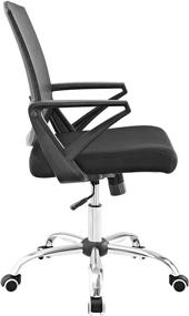 img 2 attached to 💺 Enhance Your Office Comfort with Modway Proceed Mesh Computer Desk Office Chair in Sleek Black