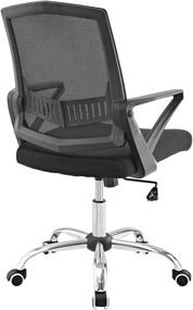 img 1 attached to 💺 Enhance Your Office Comfort with Modway Proceed Mesh Computer Desk Office Chair in Sleek Black