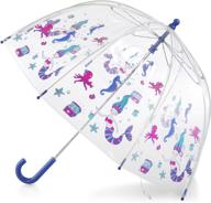 🌂 transparent bubble umbrella with handle: ideal for stick umbrellas logo