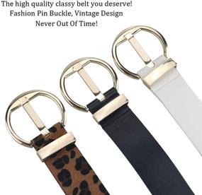 img 1 attached to ALPHYLY Leopard Leather Designer 31 39 Women's Accessories for Belts