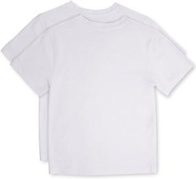 img 2 attached to Calvin Klein Boys' Kids Crewneck Undershirt T-Shirt, Pack of 2