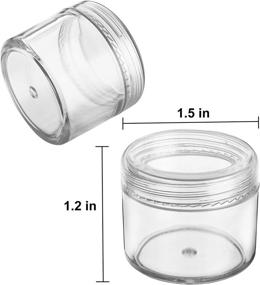 img 2 attached to Bekith Plastic Cosmetic Containers Jewelry