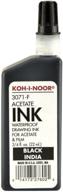 koh i noor kohinoor acetate black ink logo