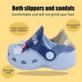 img 2 attached to 🩴 DODY Lightweight Slippers- Non-Slip Thickened Shoes for Boys